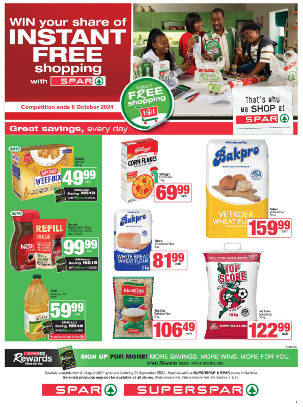 Spar - Month End (Aug)