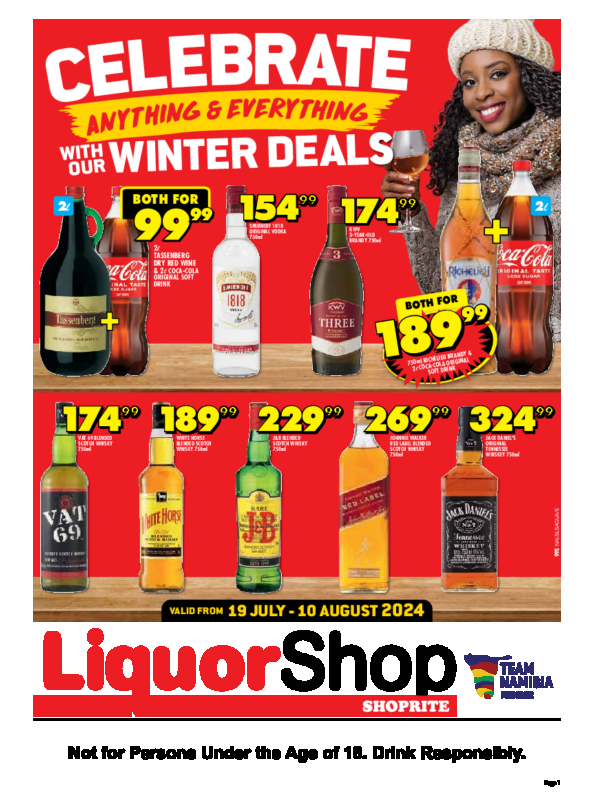 Shoprite Liquor - Month End Specials (July)